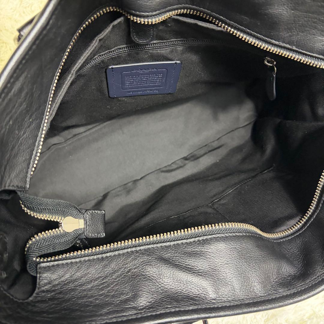 未使用級美品 コーチ メトロポリタン 2way ビジネスバッグ オールレザー