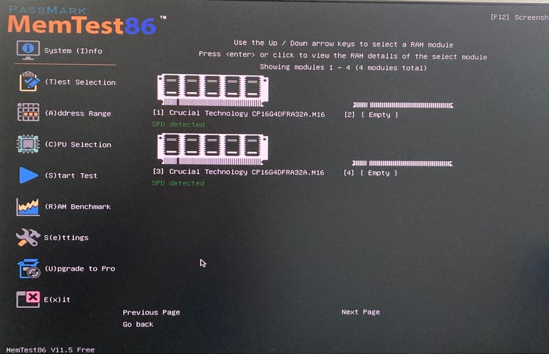 【動作確認済】 Crucial DDR4 16GB ×2（計32GB）
