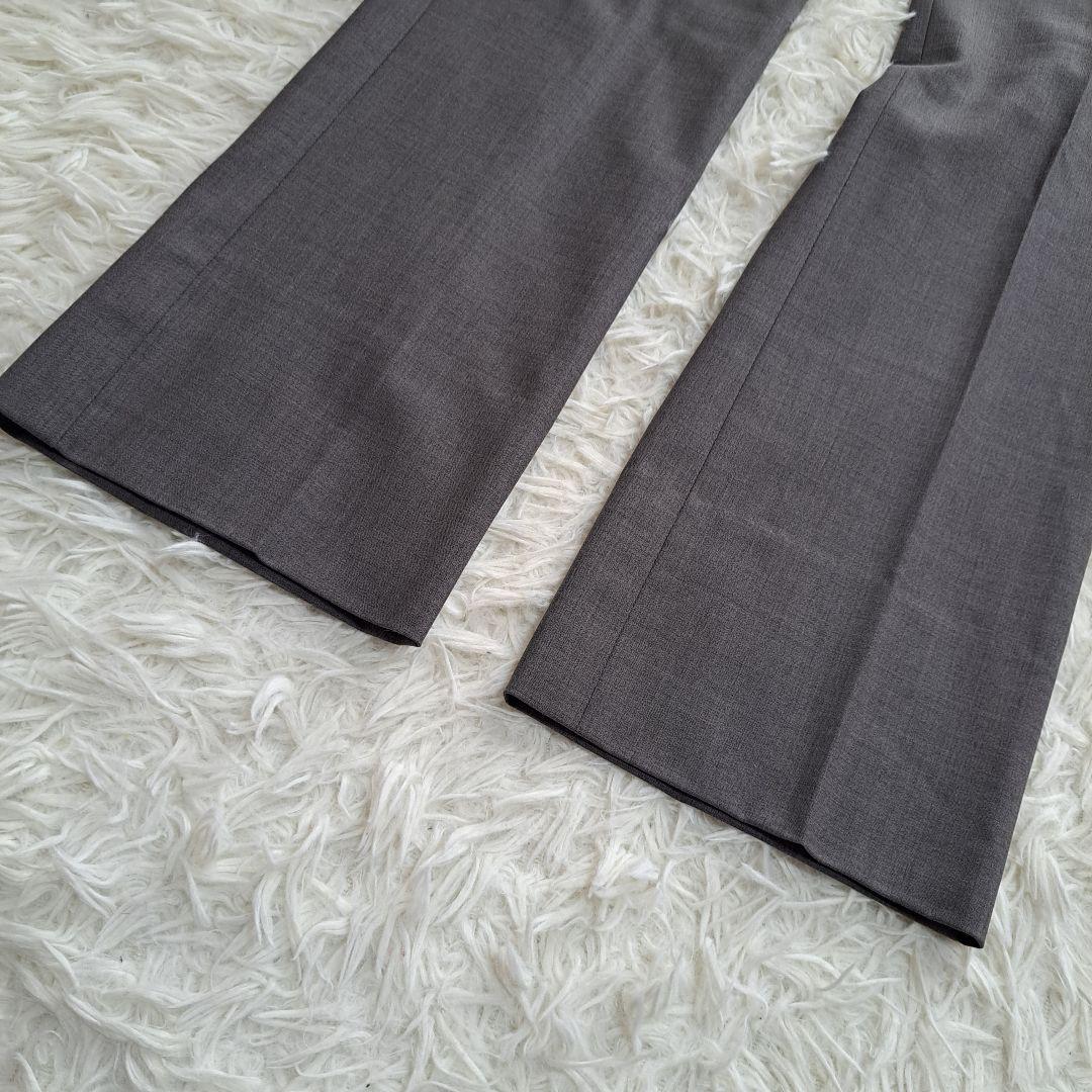 【美品】【Theory】３ピース　パンツスカート　セットアップ　スーツ　グレー