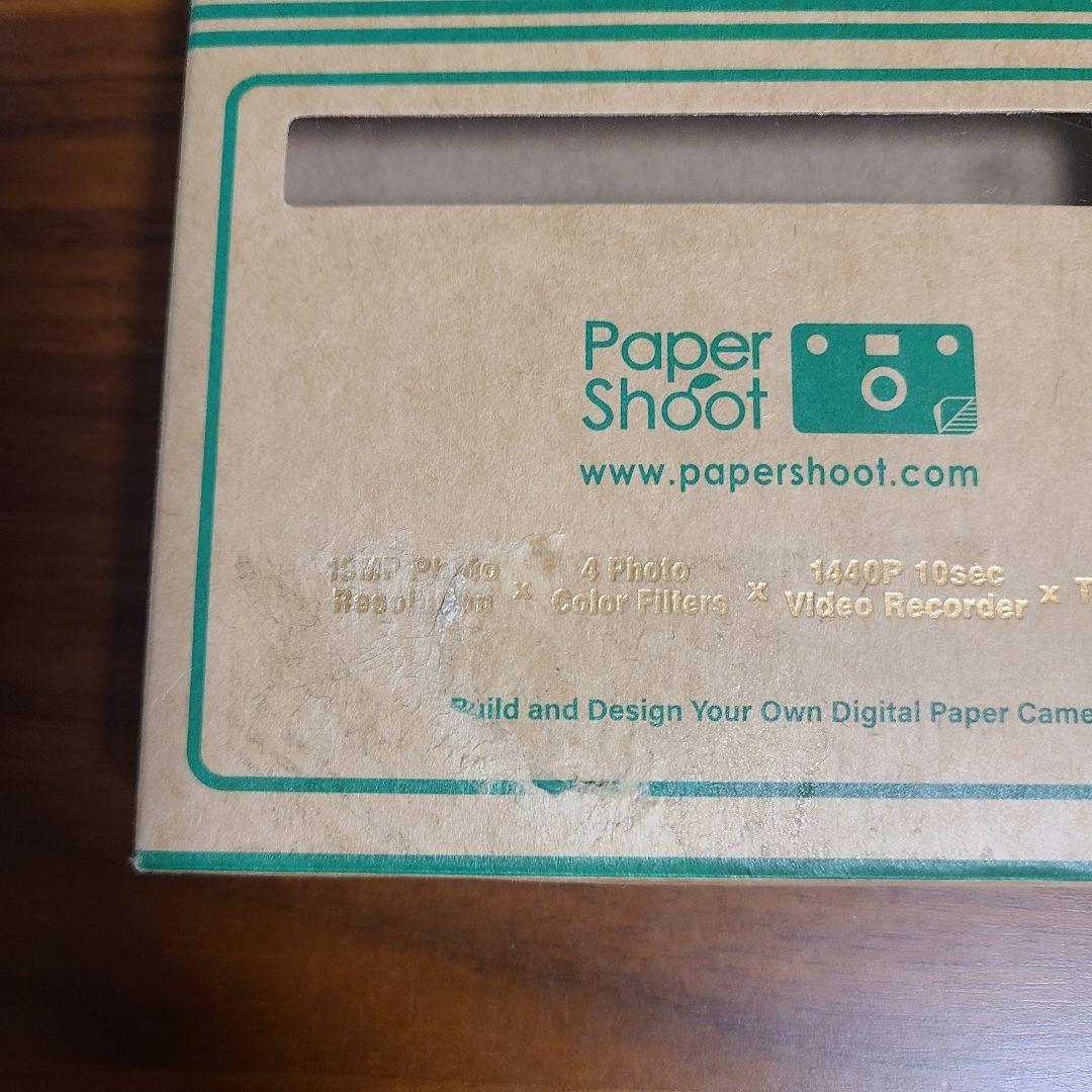 Paper Shoot ペーパーシュート デジタルカメラ 試し撮りのみ