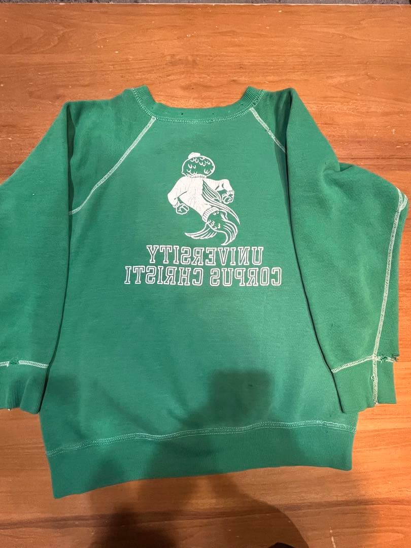 【土日限定値下げ】60s 70s ヴィンテージスウェット グリーン