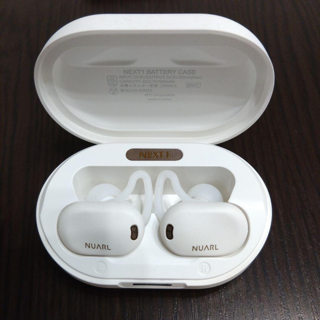 NUARL NEX7T1 ワイヤレスイヤホン ホワイト