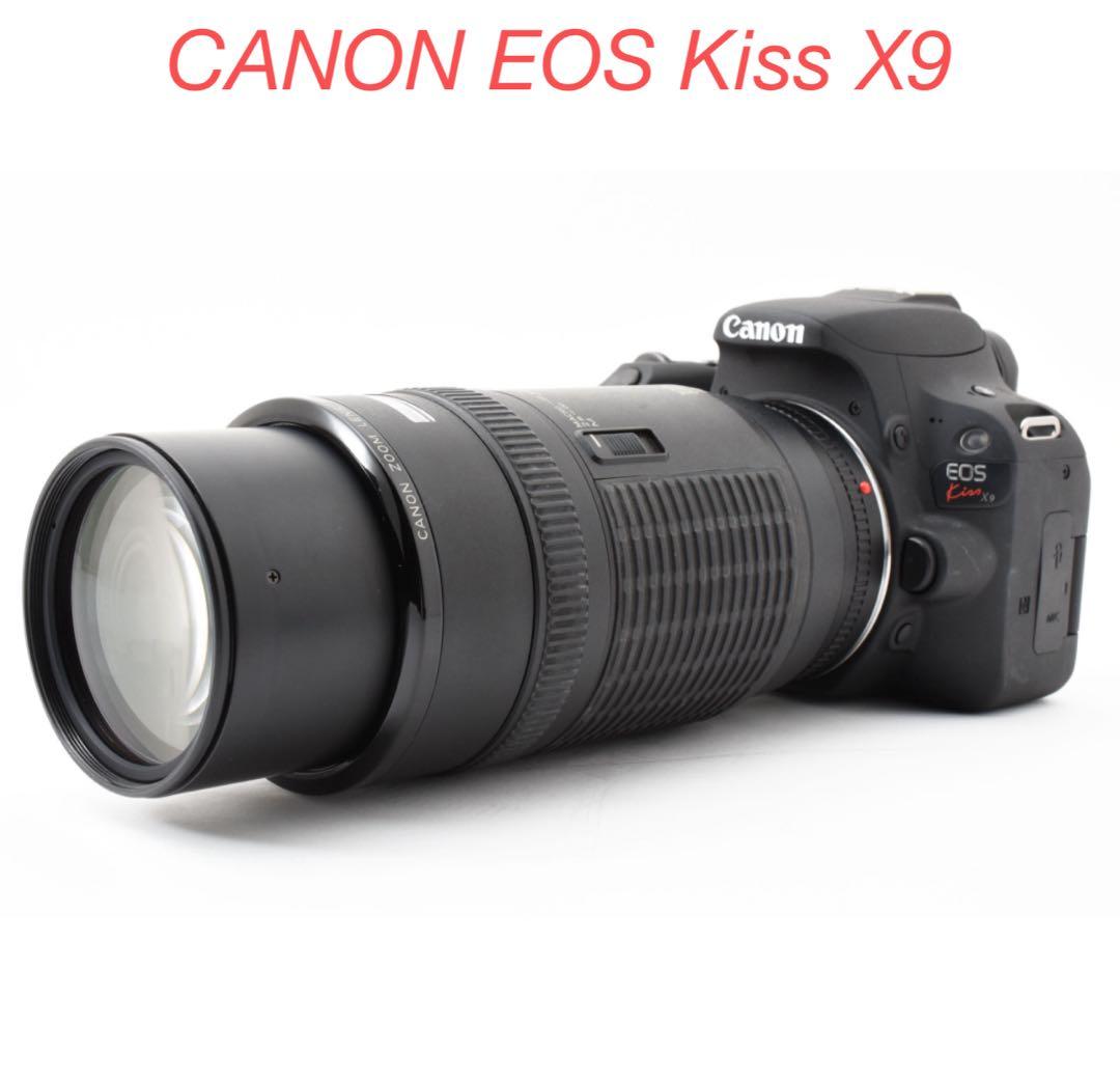保証付き☆デジタル一眼レフCanon EOS Kiss X9 望遠レンズセット