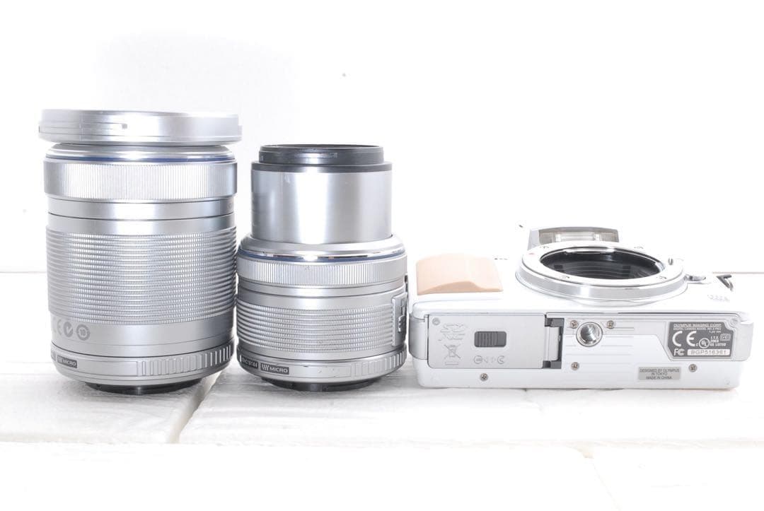 OLYMPUS PEN Mini E-PM2 ダブルズームキット内蔵フラッシュ付