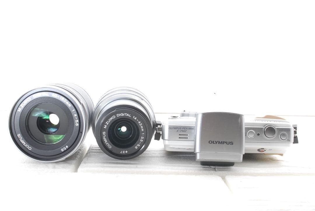 OLYMPUS PEN Mini E-PM2 ダブルズームキット内蔵フラッシュ付