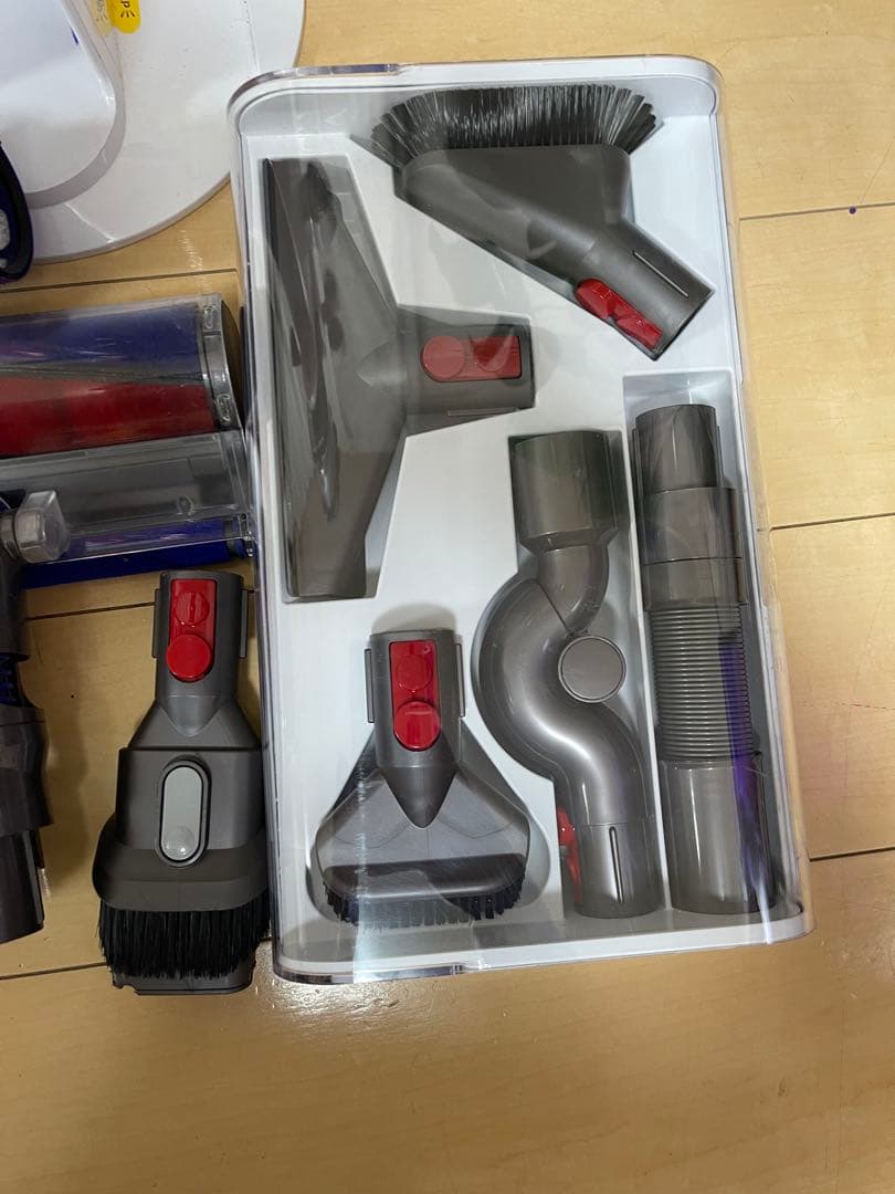 【美品】dyson V10 SV12　純正フロアドック付エコーモード62分