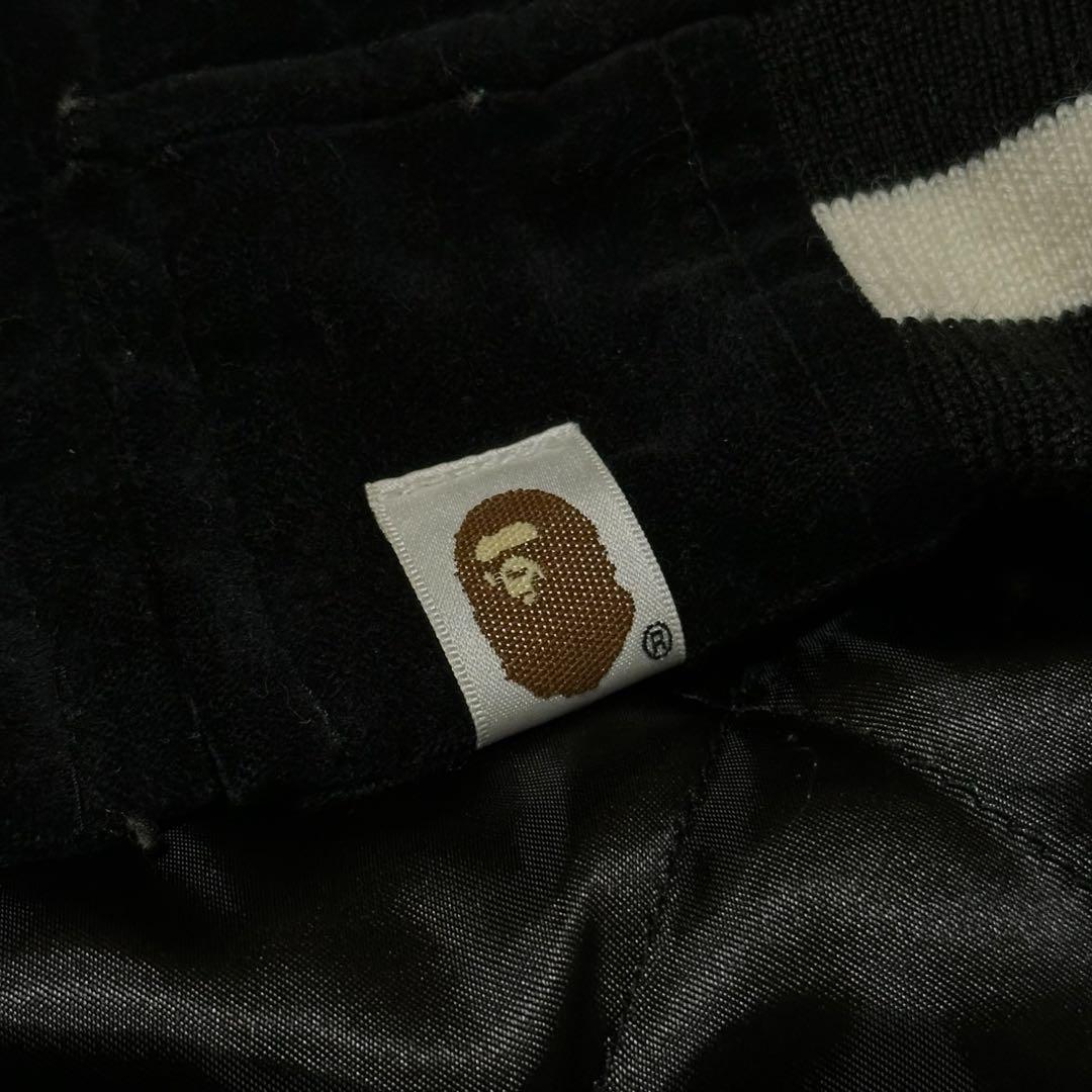 A BATHING APE 19AW ベロア ファイアー柄 スカジャン