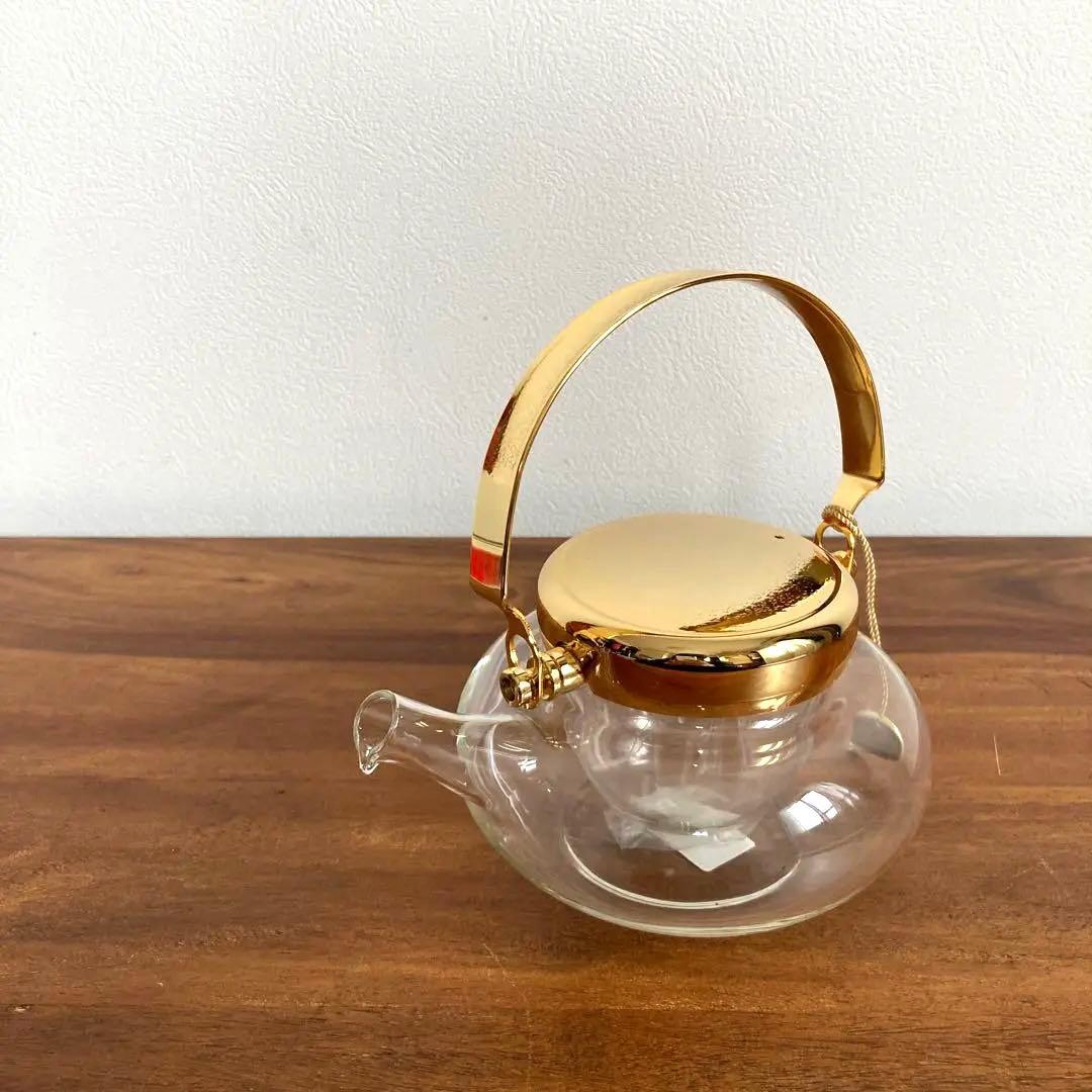 HARIO 冷酒器 丸地炉利 ゴールド