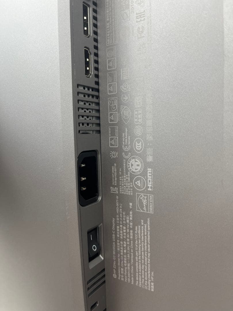HP Z24u G3 24インチ液晶モニター USB-C 100w給電