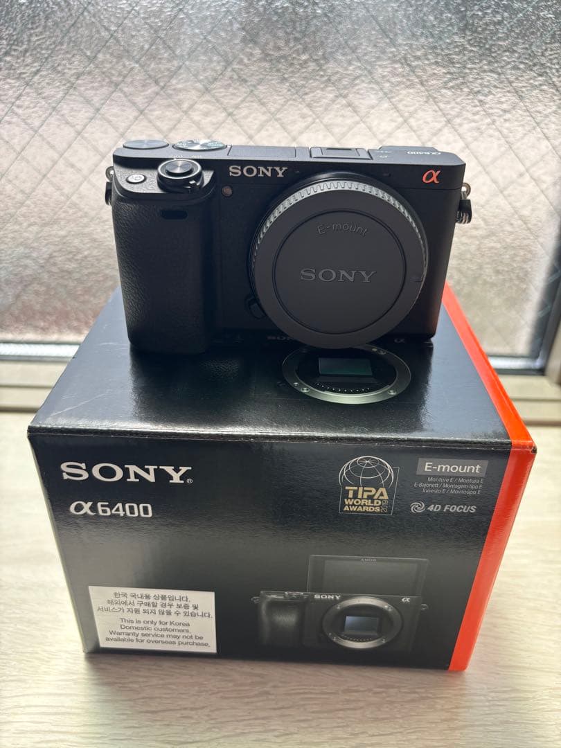 SONY α6400 ILCE-6400 海外版 ブラック ボディ SDカード付