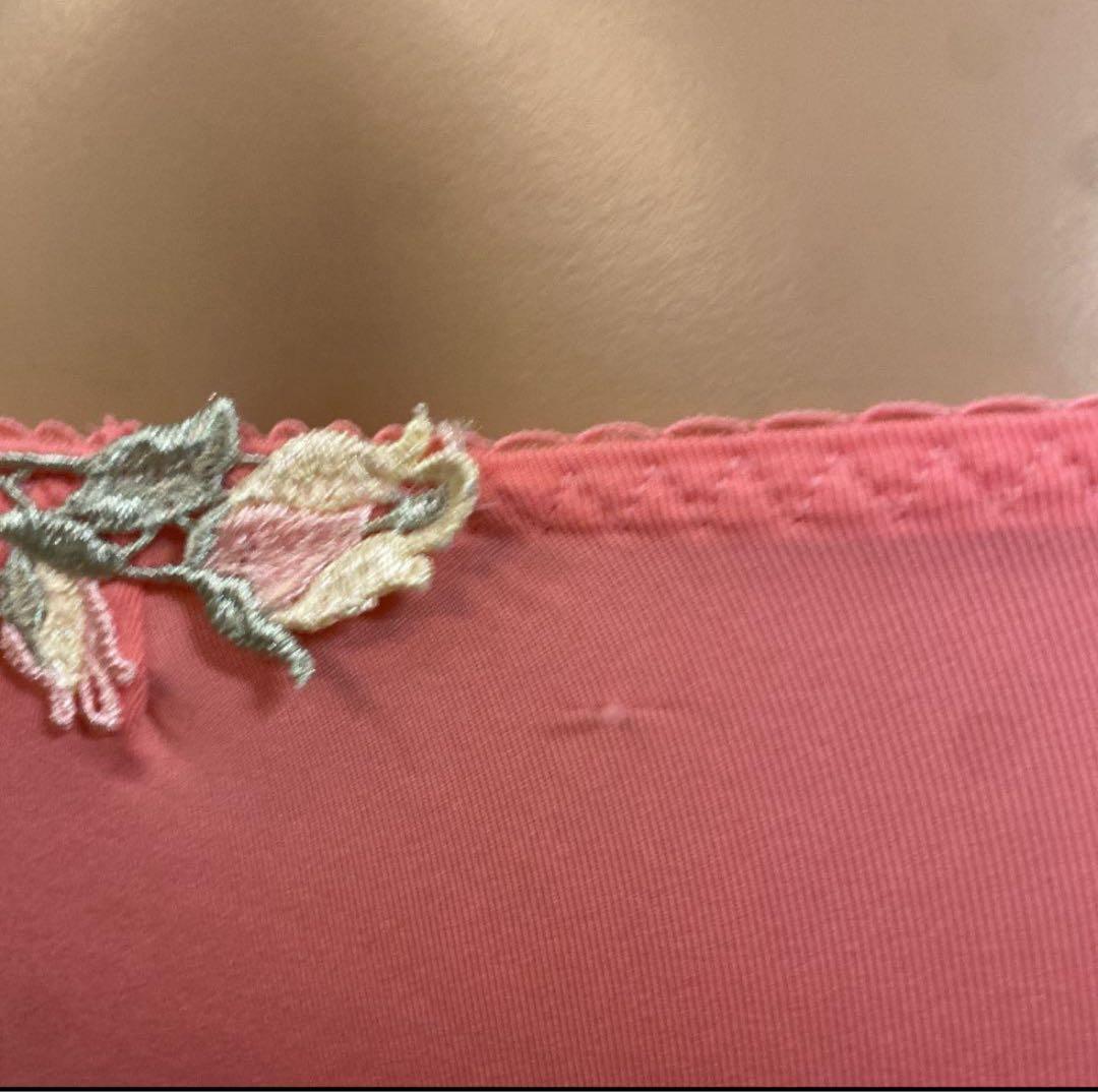 【値引】サルート C70 ピンク 花柄ブラジャーショーツセット