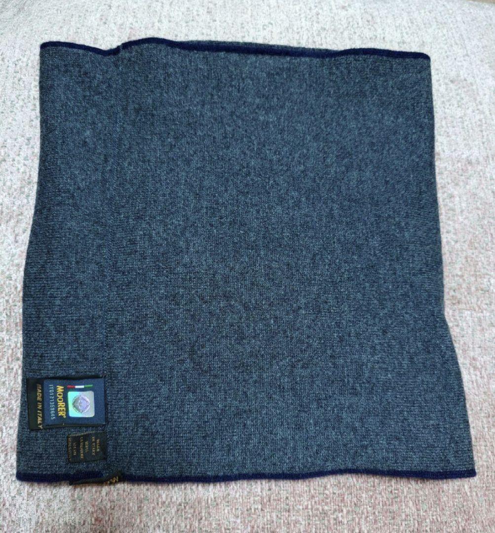 のりまき MOORER カシミア リバーシブル ネックウォーマー