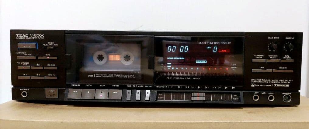TEAC V-800X カセットデッキ動作確認済み　最終値下げ！