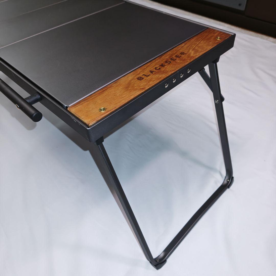 BLACKDEER　折りたたみ　IGTテーブル（3ユニット　チタンブラック）