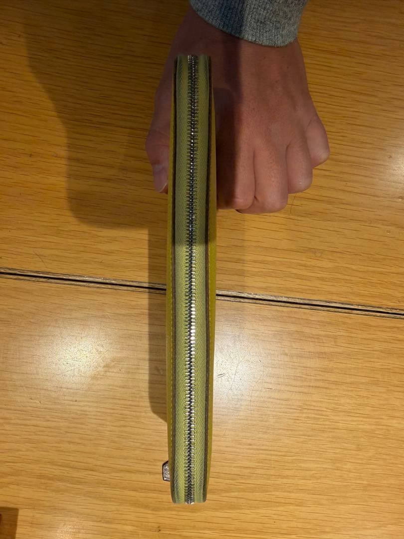 HERMES イエロー 長財布 箱付き