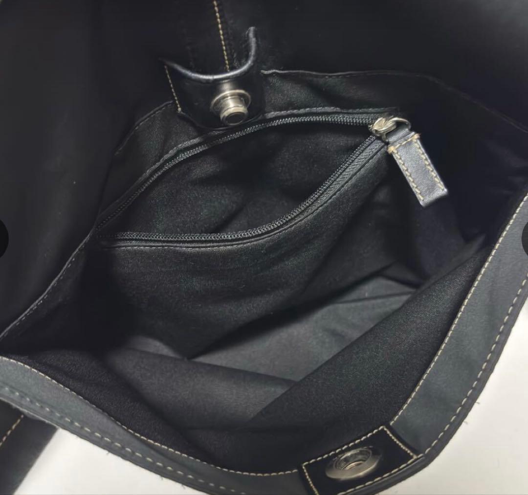 COACH メッセンジャーバッグ ブラック A4収納