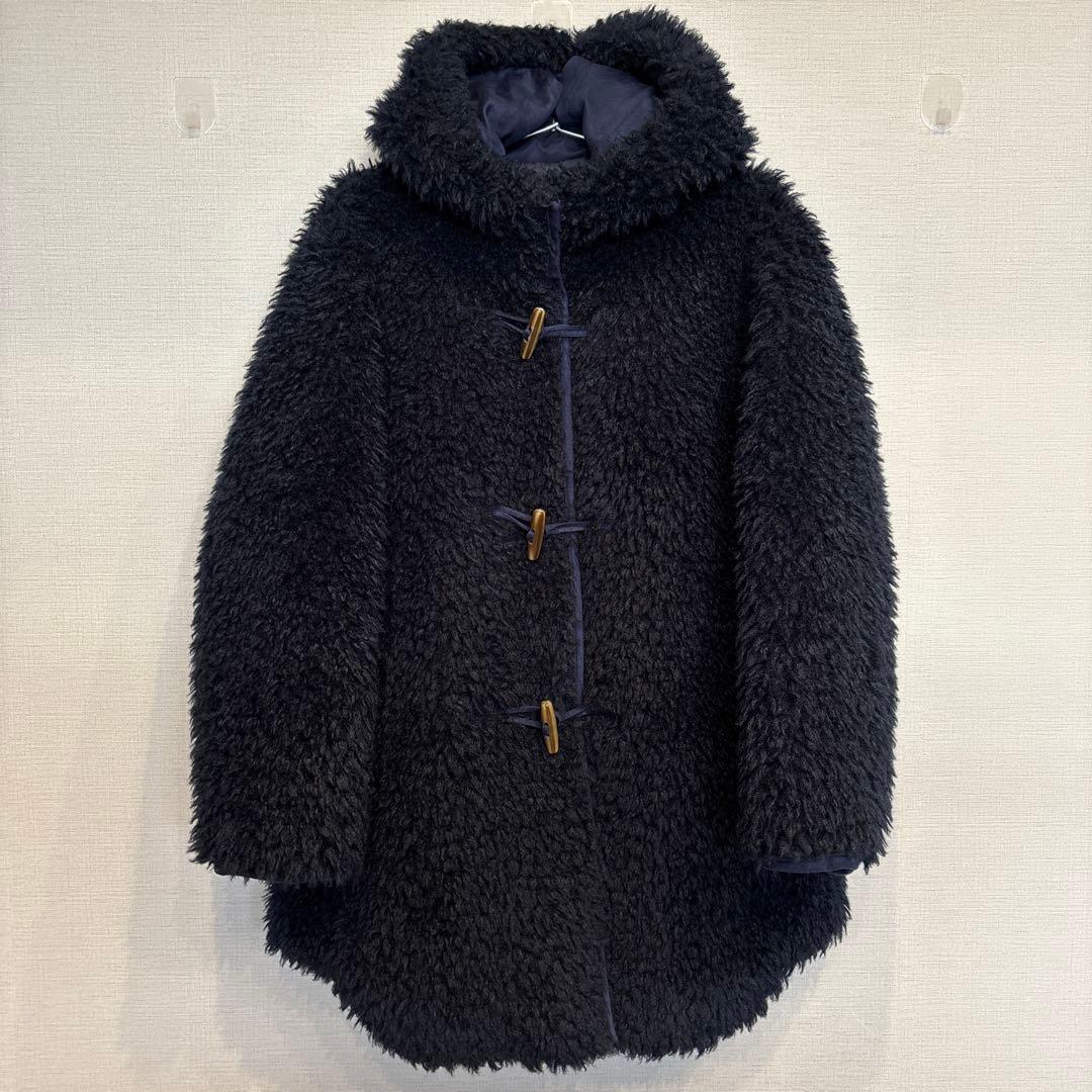 スリードッツ　エコペルファーフード付きダッフルコート