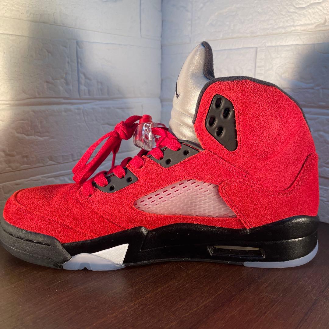 ナイキ　エアジョーダン5レトロ/NIKE25cm極美品/訳ありリカラー