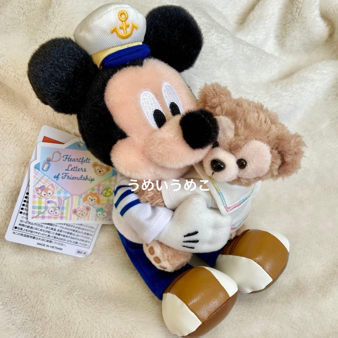 東京ディズニーシー ダッフィー ミッキー 20周年 ぬいぐるみバッジ