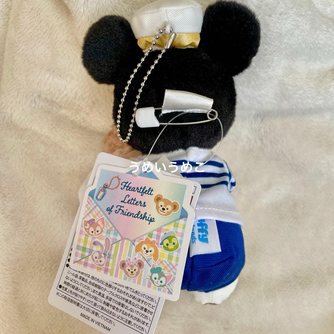 東京ディズニーシー ダッフィー ミッキー 20周年 ぬいぐるみバッジ