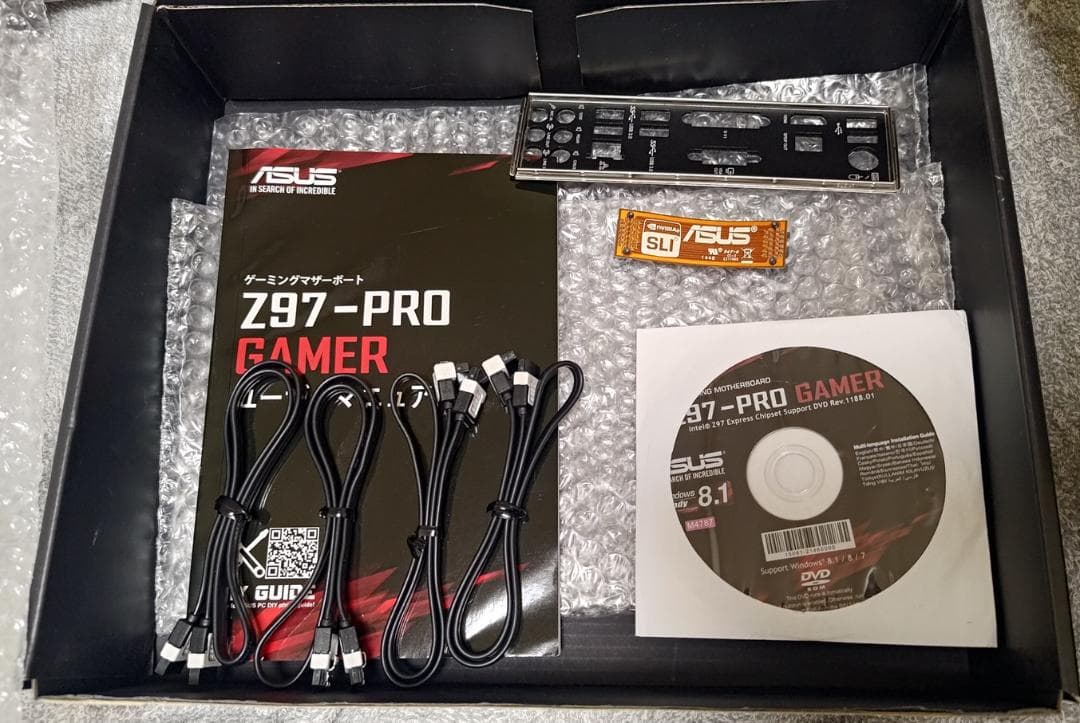 マザーボード ASUS Z97-PRO GAMER + i7-4790K + 16GB RAM