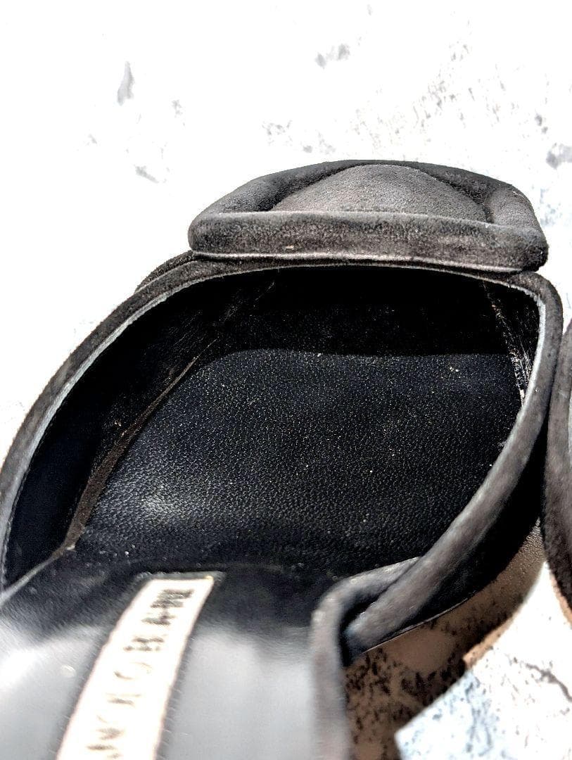 美品✨️ マノロブラニク メイセール ミュール 黒 スエード スクエア パンプス