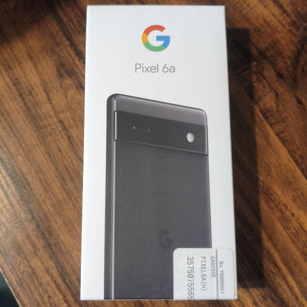 【新品・未使用】Google Pixel6a チャコール ブラック 128GB