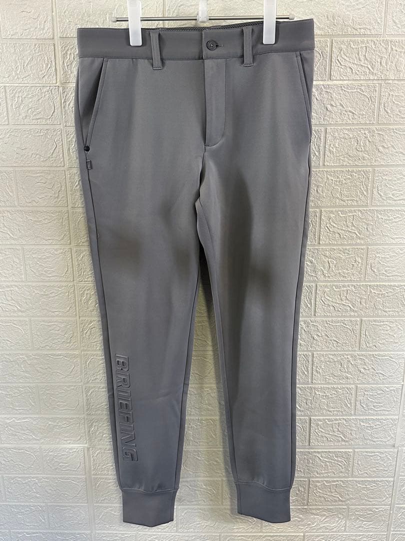 BRIEFING ブリーフィング 3Dロゴ Mサイズ ジョガーパンツ グレー