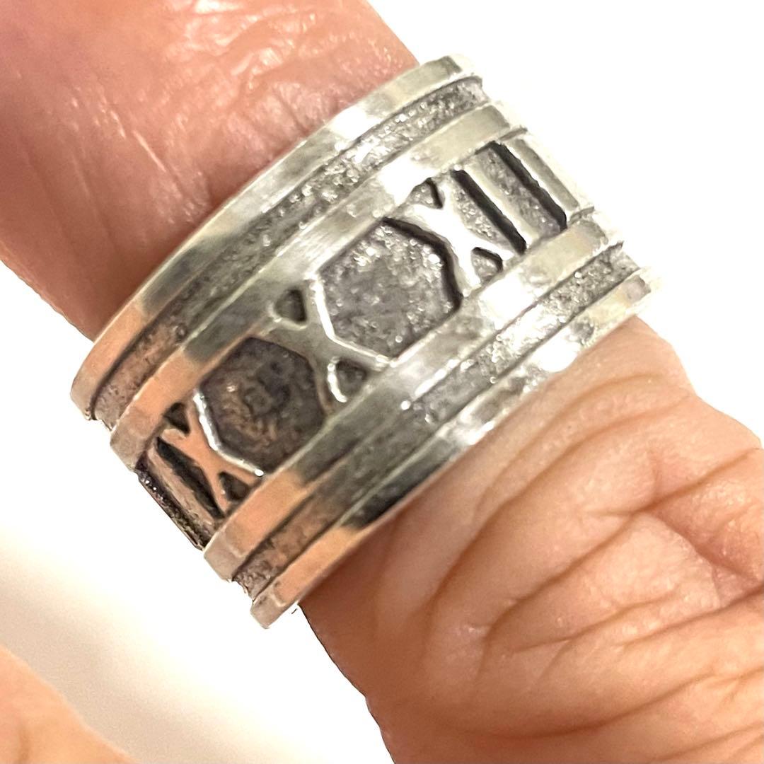 『TIFFANY&Co』11号 ティファニー アトラス ワイド リング 925