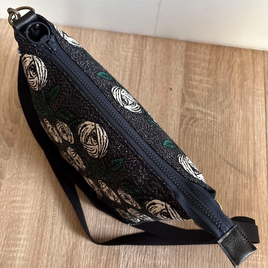 ハンドメイド　ふっくらショルダーバッグ　ミナペルホネン　rosy