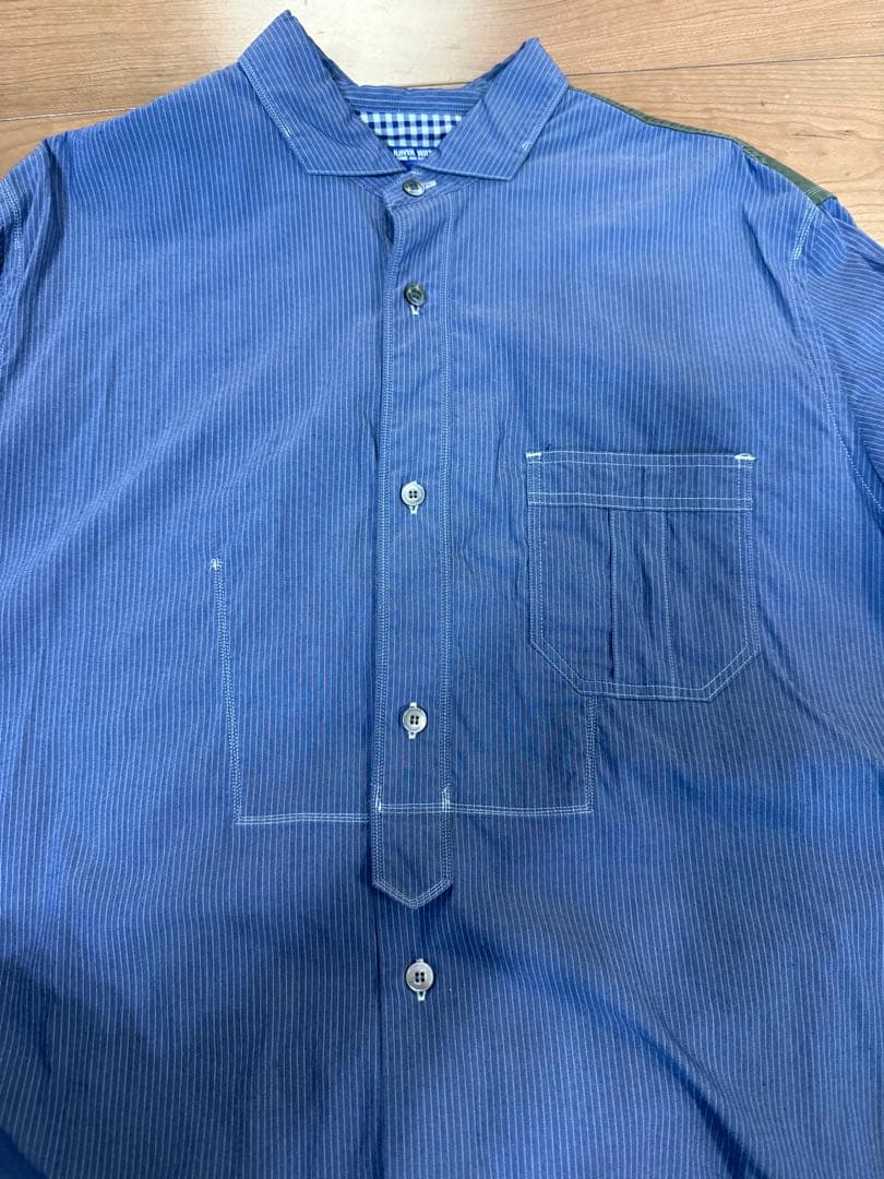 1日までの出品　ジュンヤワタナベマン　コムデギャルソン　ミリタリーシャツ　L