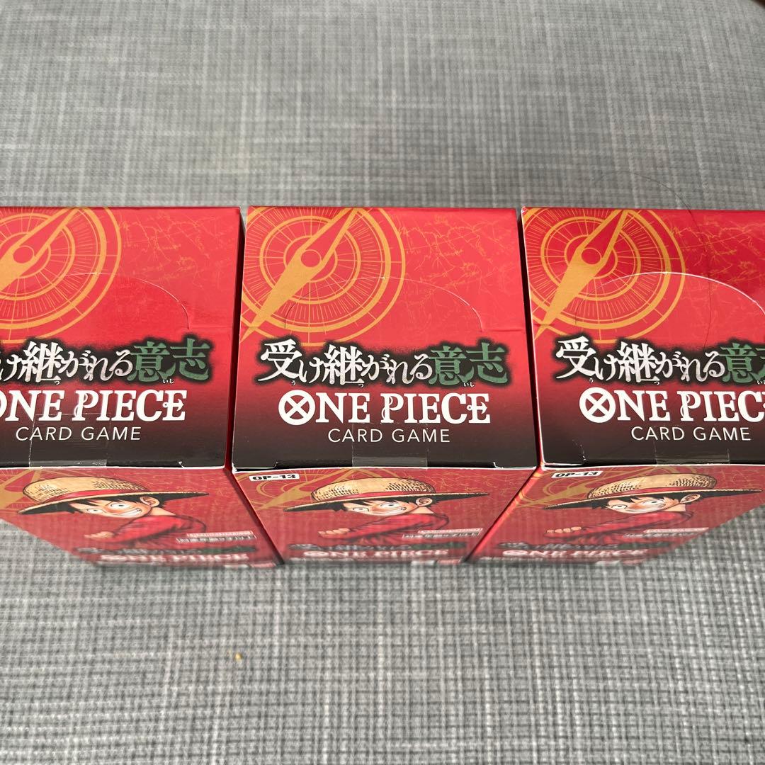 【テープ有のまま発送】ワンピース　受け継がれる意志　box×3