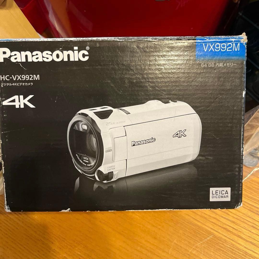 パナソニック 4K ビデオカメラ ケース＆バッテリー2個付き