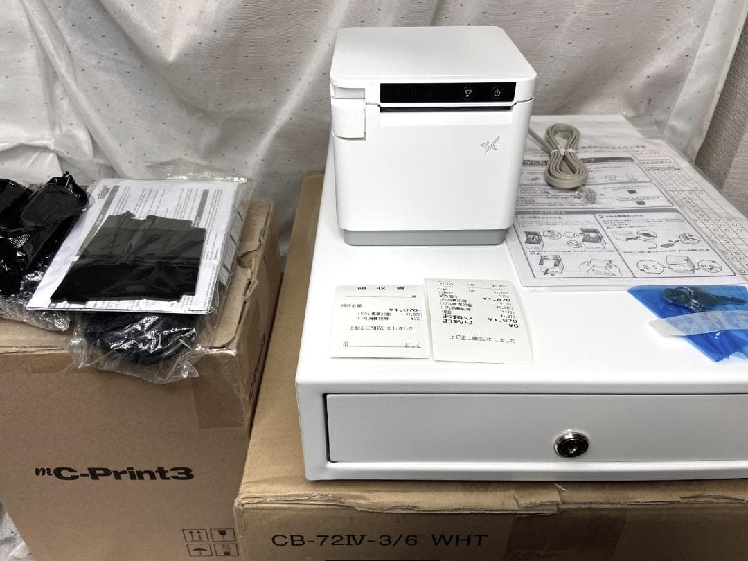 未使用■スター精密　サーマルプリンター＆ドロアー■MCP31LB　エアレジ対応