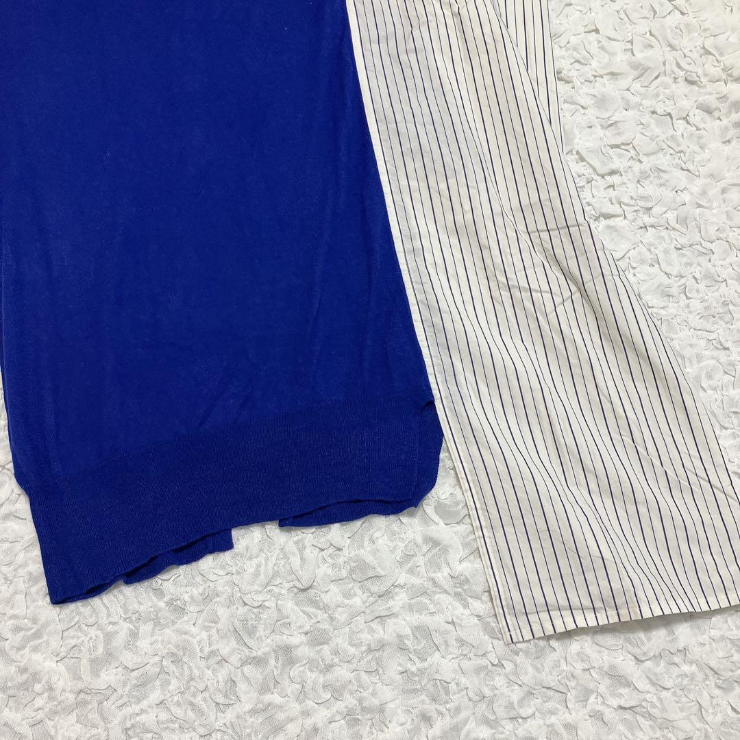 RISMAT by Y's ヨウジヤマモト　変形ロングカーディガン　シャツ切替