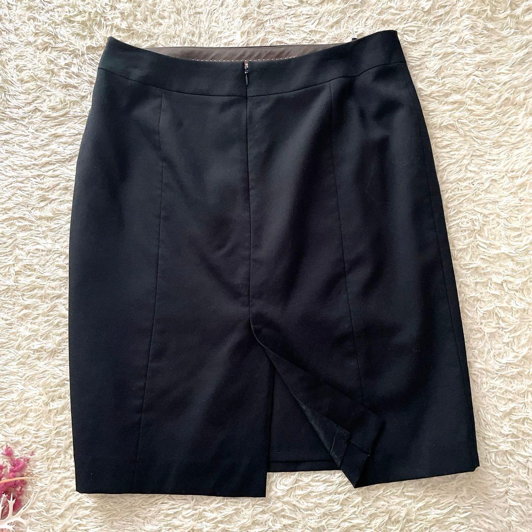 極美品⭐︎青山 n♡line bynozomi 黒 スーツ 3点セットアップ 17