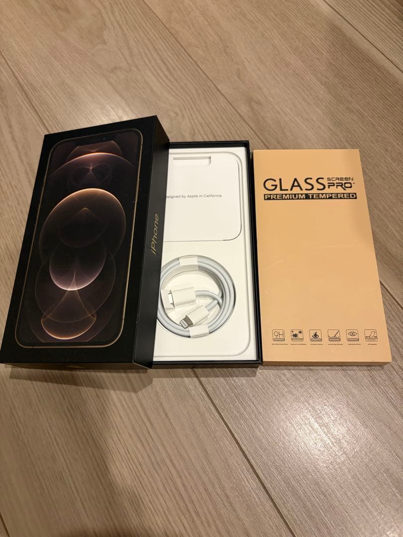 iPhone12ProMax ゴールド 256GB 残76% simフリー 美品