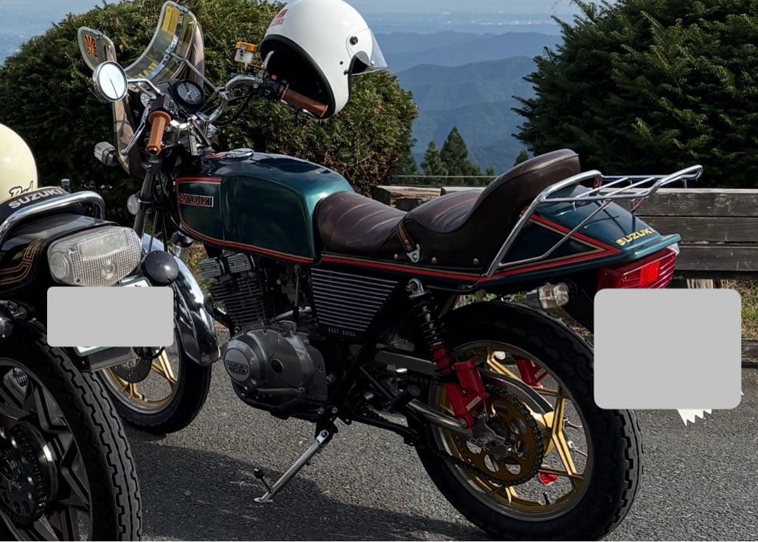 GSX250E ザリ　チョビ三段シート