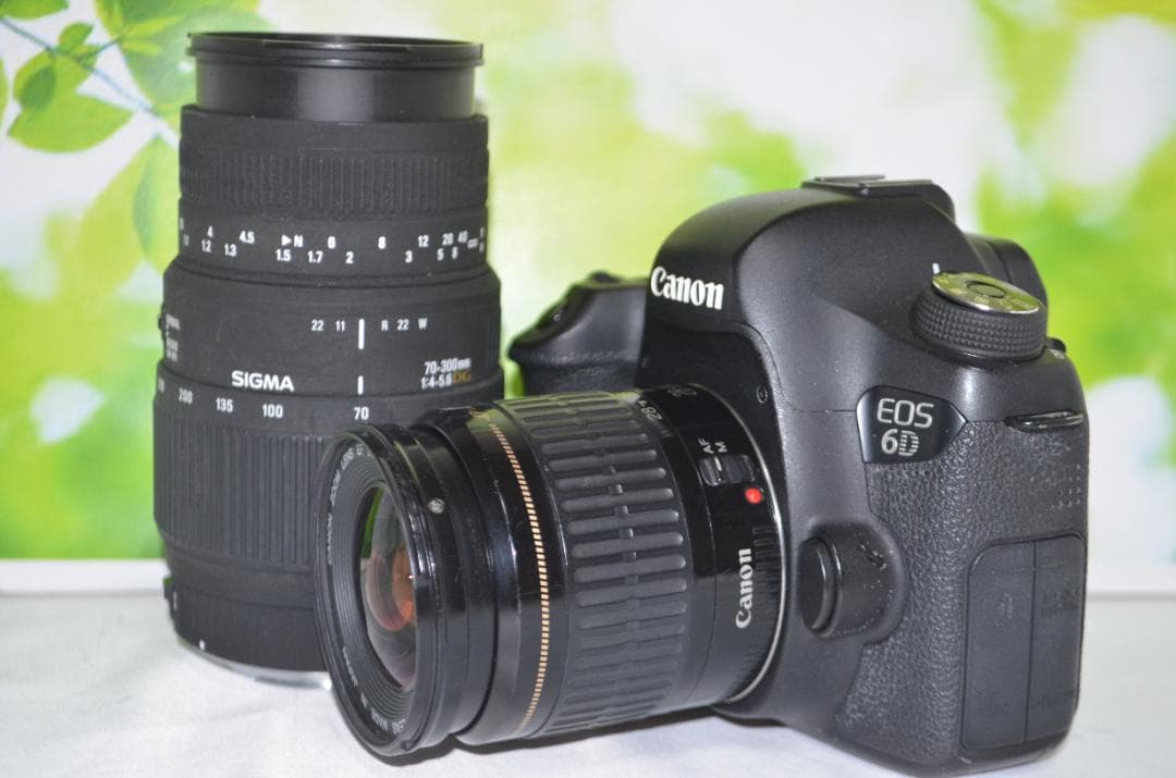 フルサイズセンサーで超高画質♪キヤノン EOS 6D ダブルズームキット♡