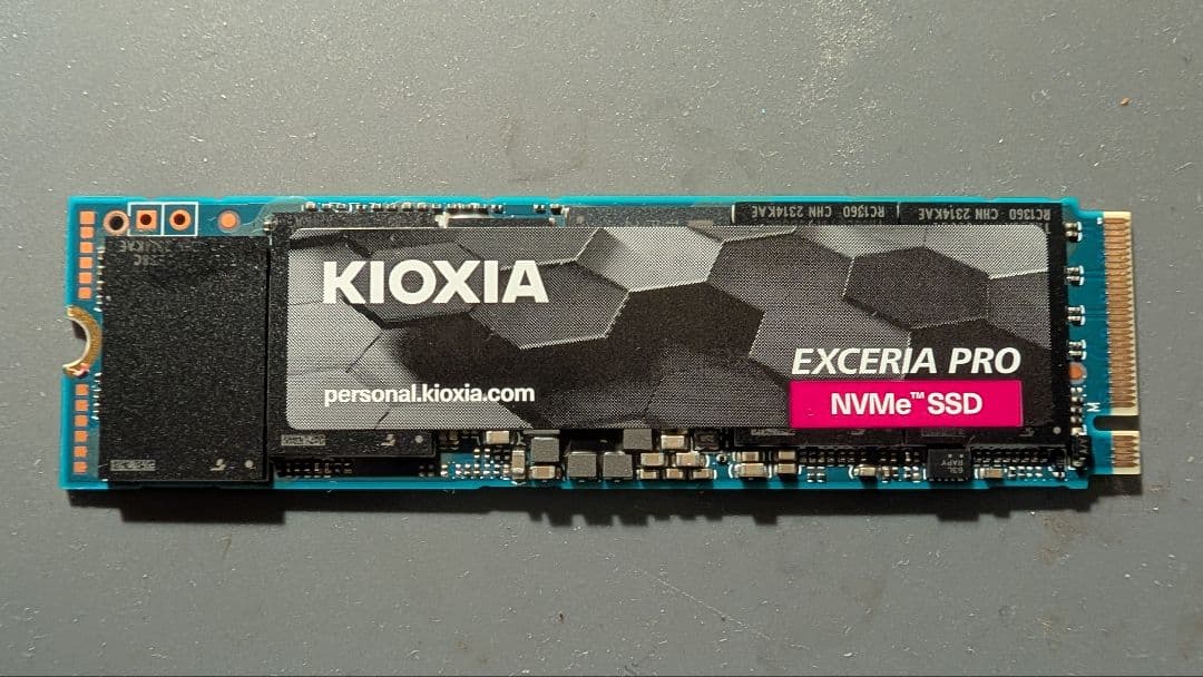 内蔵型SSD KIOXIA NVMe SSD 1TB PCIe Gen4.0x4