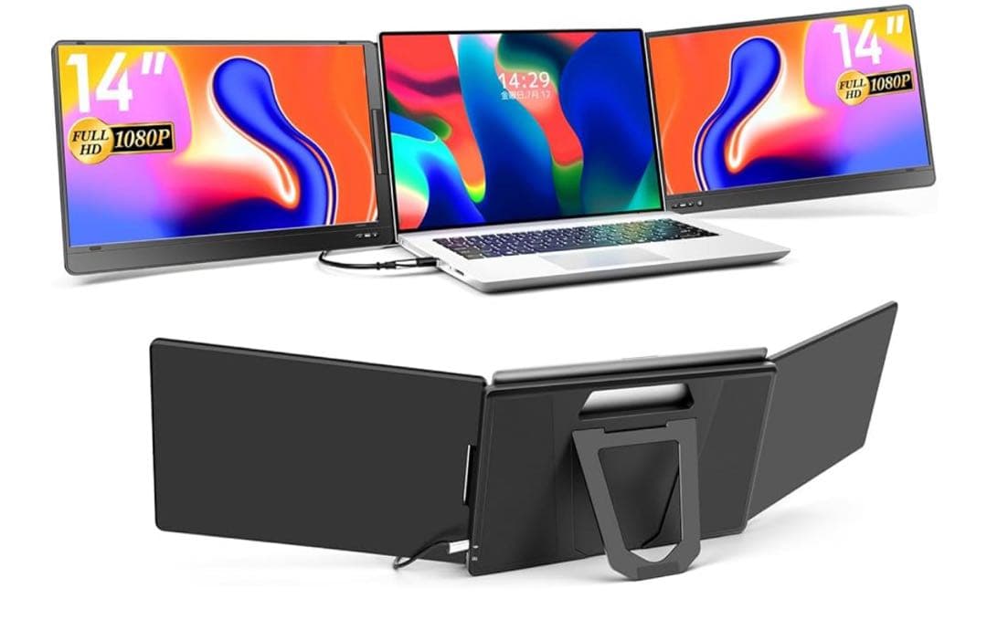 KOGODA モバイルモニター 14インチ デュアルモニター