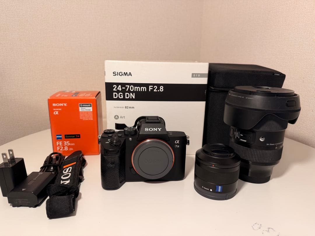 am　a7III+sony 35mm f2.8 za