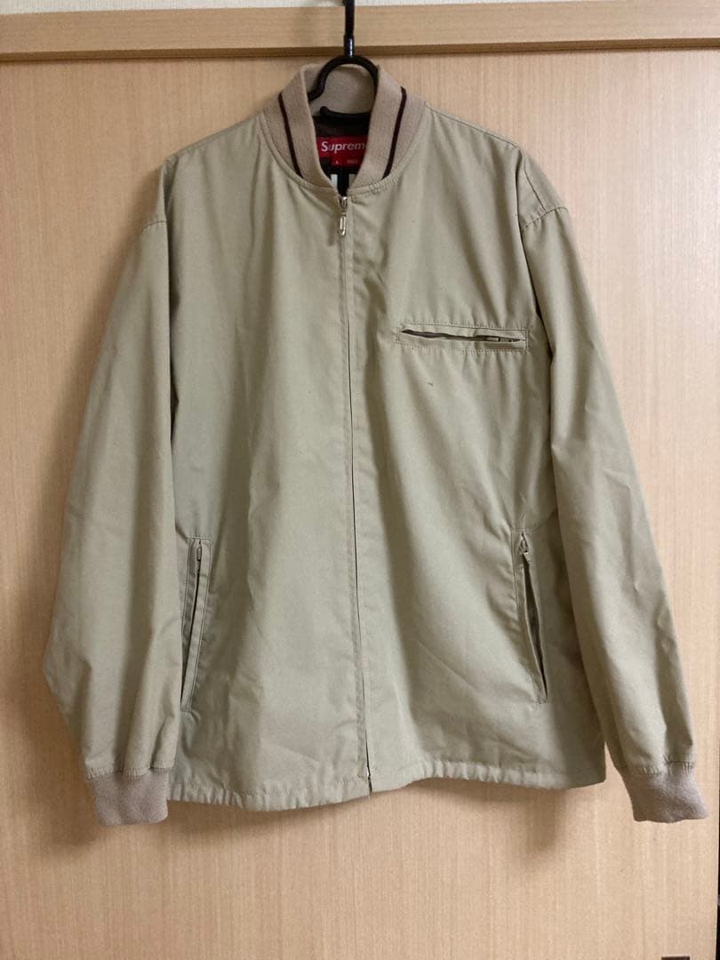Supreme ベージュ ジップアップジャケット L