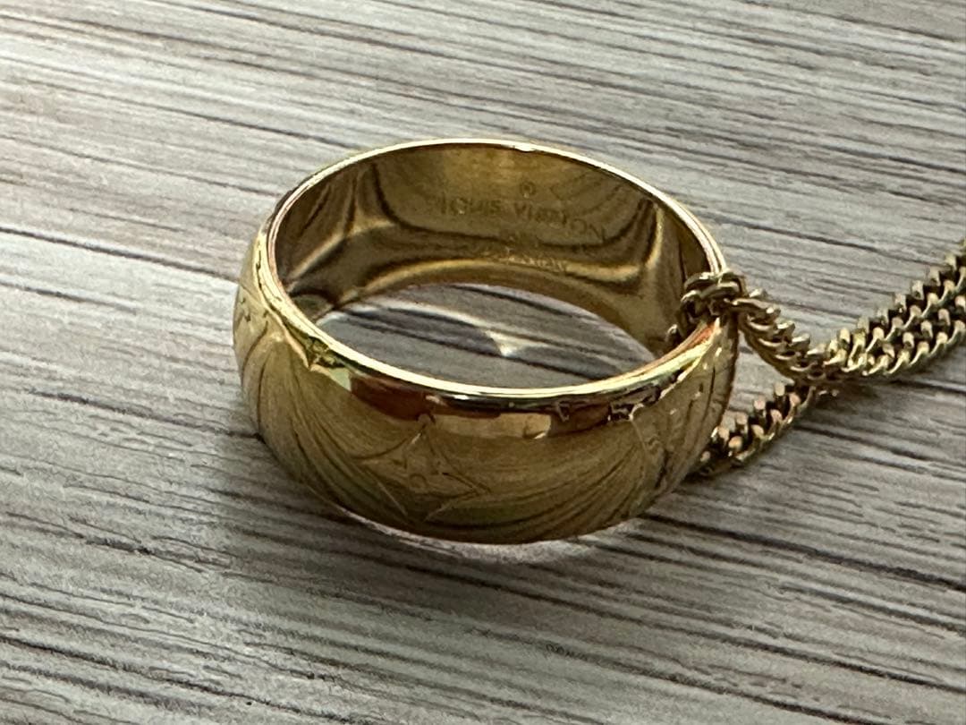 ク*ン様 LOUIS VUITTON モノグラムリング(ゴールド) M80189