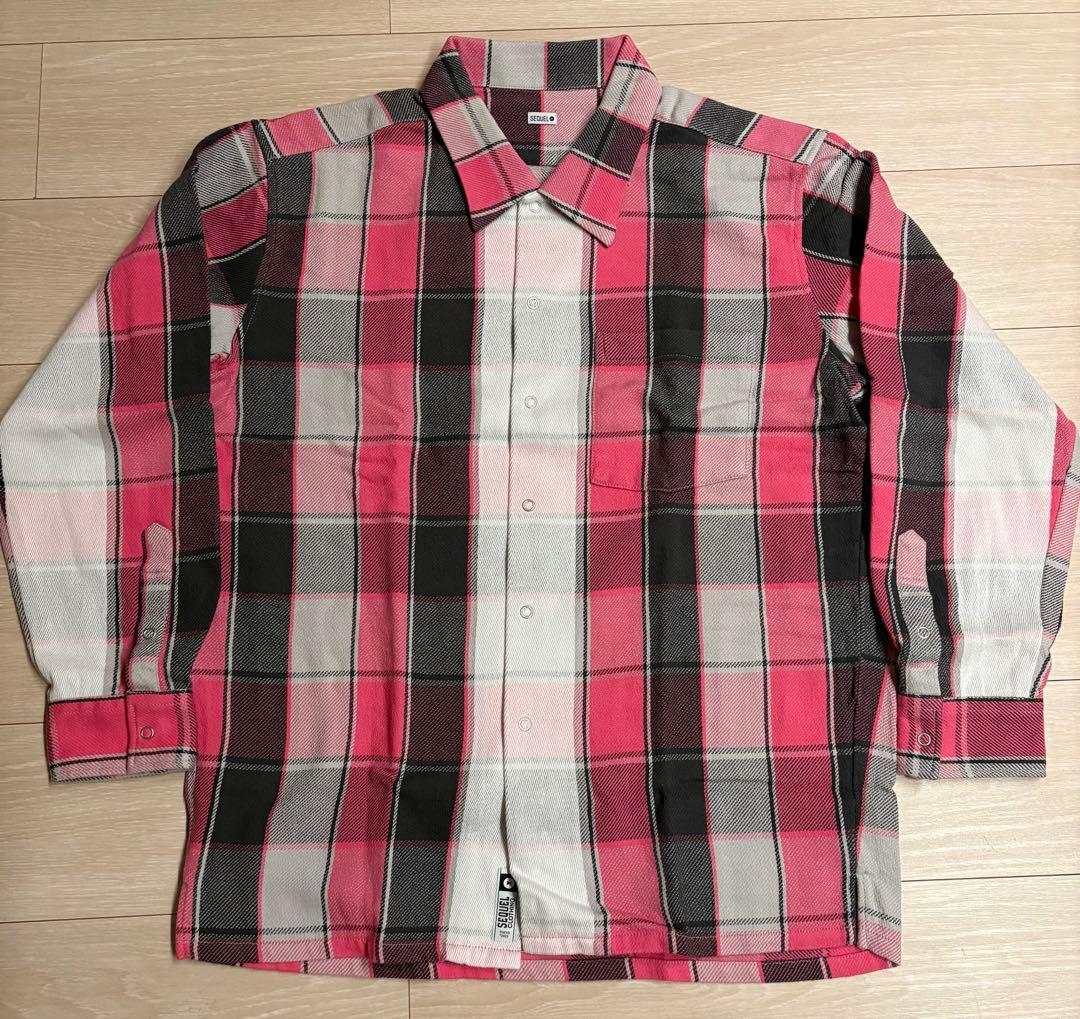 新品未使用 SEQUEL LINE NEL CHECK SHIRT