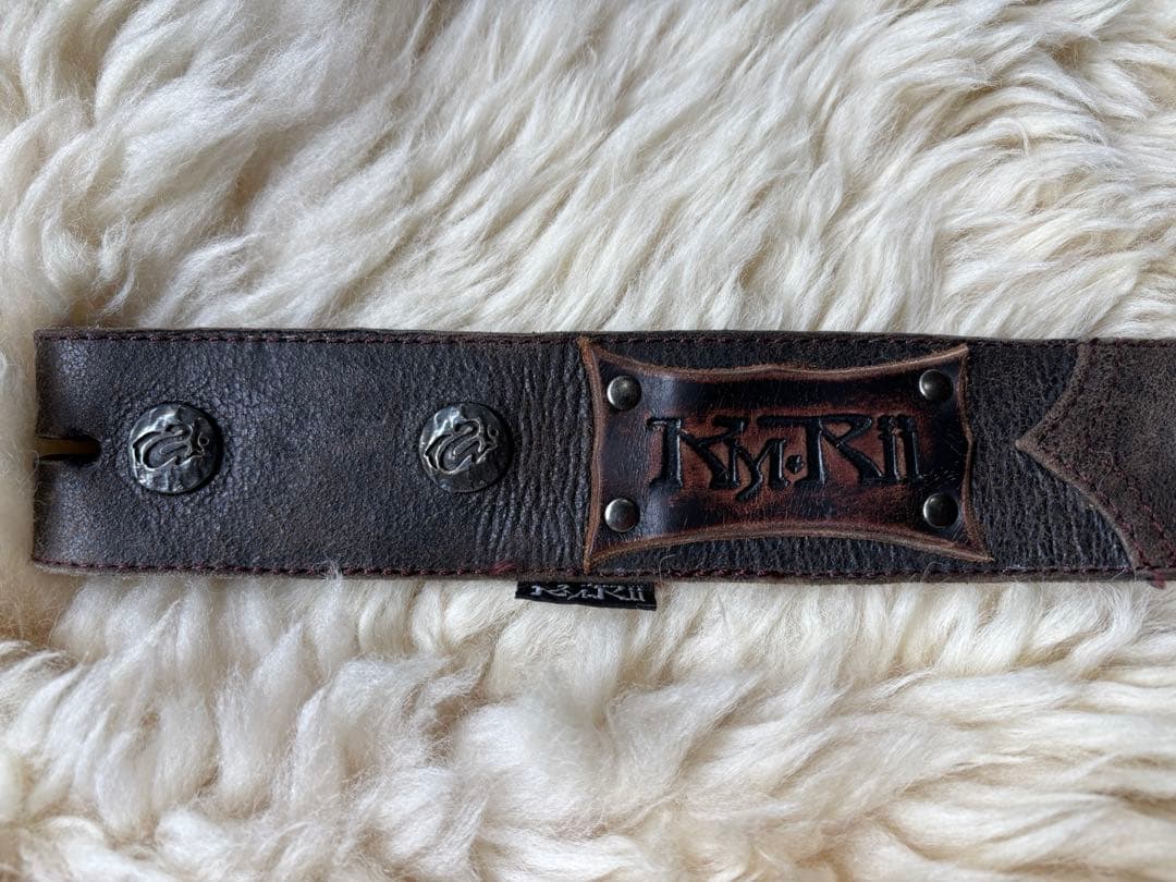 KMRii SILVER STUDDED BELT バックルなし