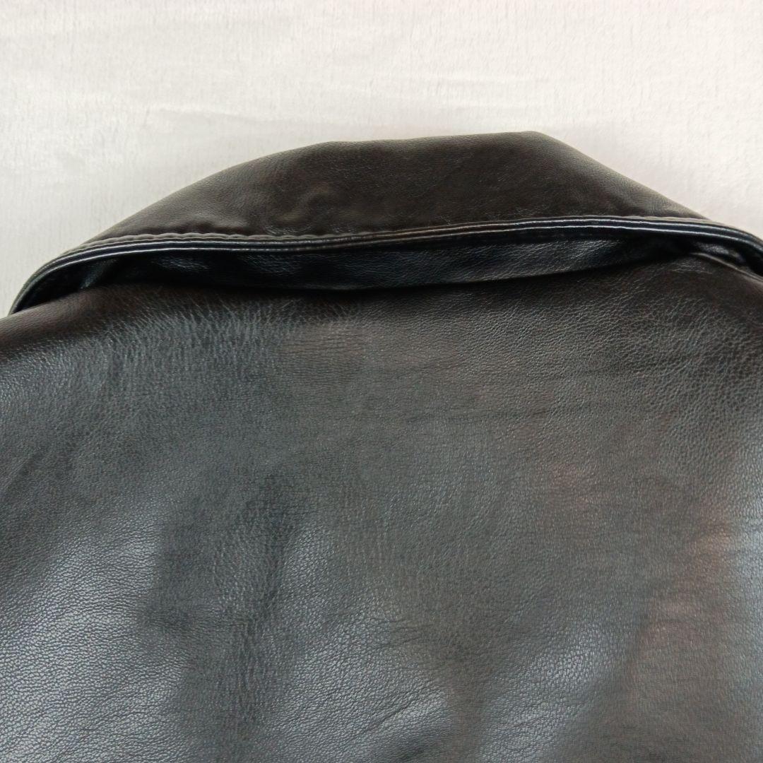 リーバイス レザージャケット A-2 フライトジャケット フェイクレザー 黒 S