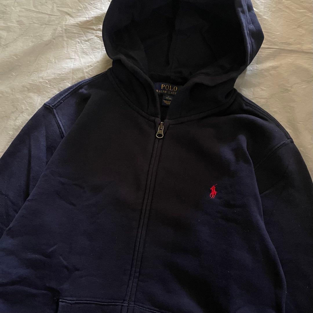 トップス Polo Ralph Lauren zip up hoodie navy