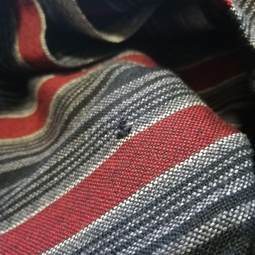 50sビンテージ Saddle & Paddle 長袖開襟ストライプシャツ M