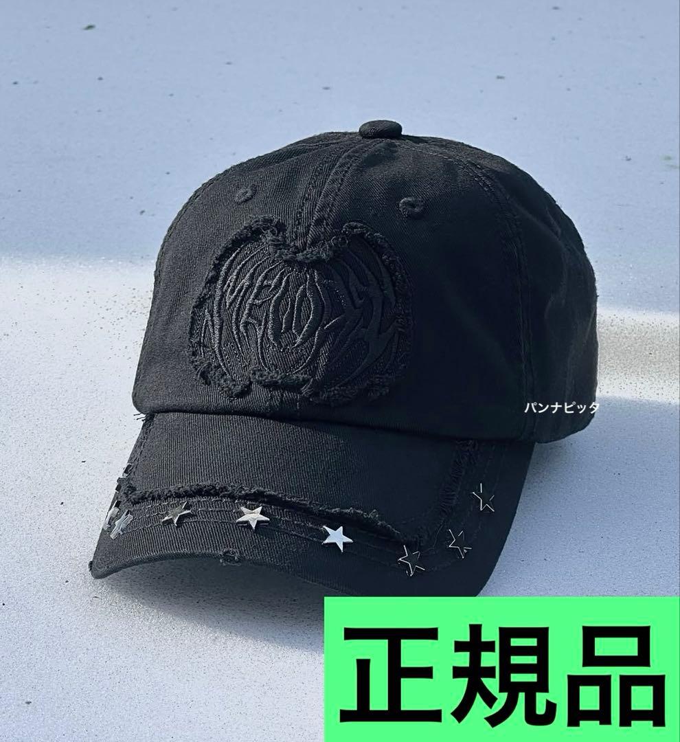 帽子 ec melodi black STAR STUDDED HAT cap